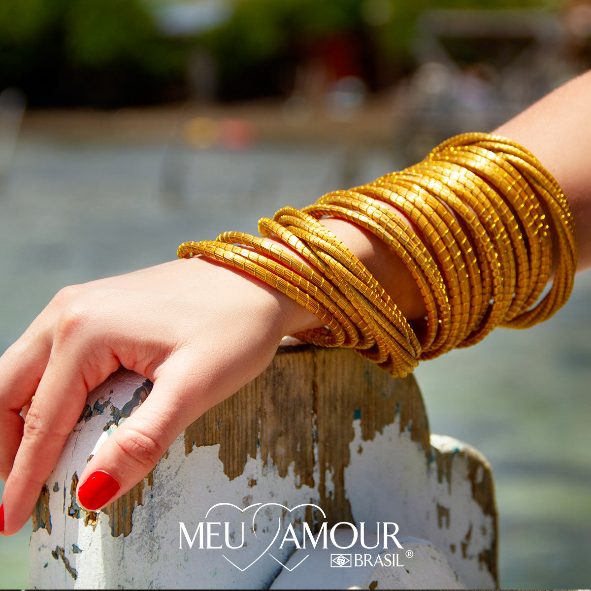 L'Authentique - Bracelet MeuAmour®Brasil en Or Végétal