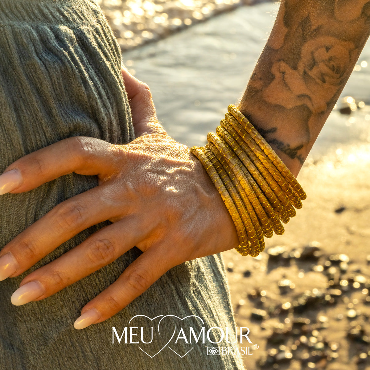 L'Authentique - Bracelet MeuAmour®Brasil en Or Végétal