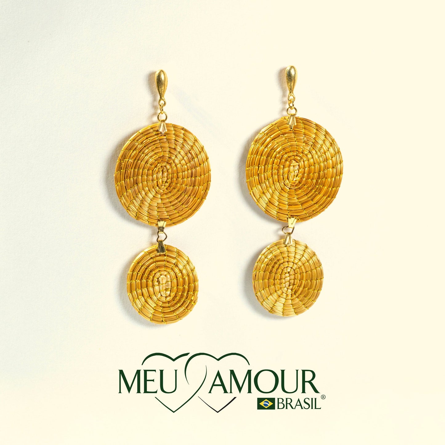 Boucles d'Oreilles Sol Radiante MeuAmour®Brasil